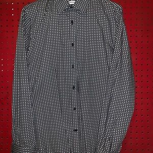 Express “extra slim fit” patterned 1mx shirt.